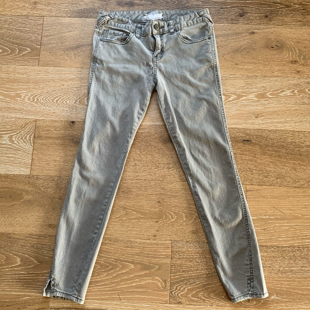 Free People | Cigarette Herringbone Jeans